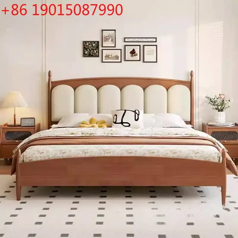 Cama Queen Elegante y Única con Cajones, Estilo Nórdico, Moderna y Bonita, Camas Plegables, Cama de Plataforma de Lujo para Dormitorio, Muebles para el Hogar, Cama de 2 Plazas