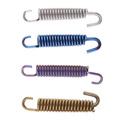 2Pcs 65mm Motorcycle Stainless Steel Exhaust Pipe Muffler Spring Hook Superior Strength & Appearance Exhaust Pipe Springs