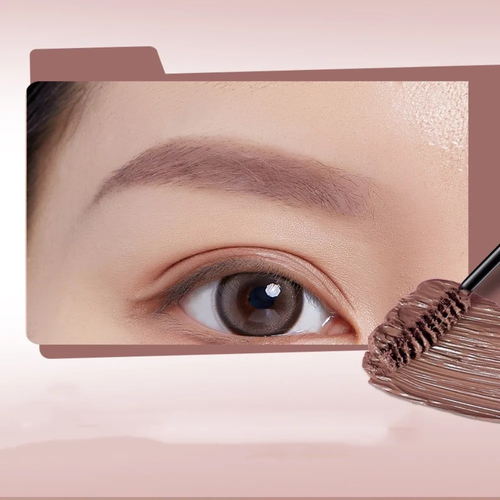 Crema tinta per sopracciglia professionale impermeabile Asciugatura rapida Fluff liscio Matita colorante per sopracciglia Mascara per sopracciglia a lunga durata Trucco in crema