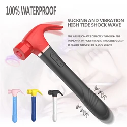 Women G Spot Vibrator Sucking  Mini 7-Frequency Hammer Clit Sucker Vibration Nipple Stimulation Sex Toy For Couple Adults 18+