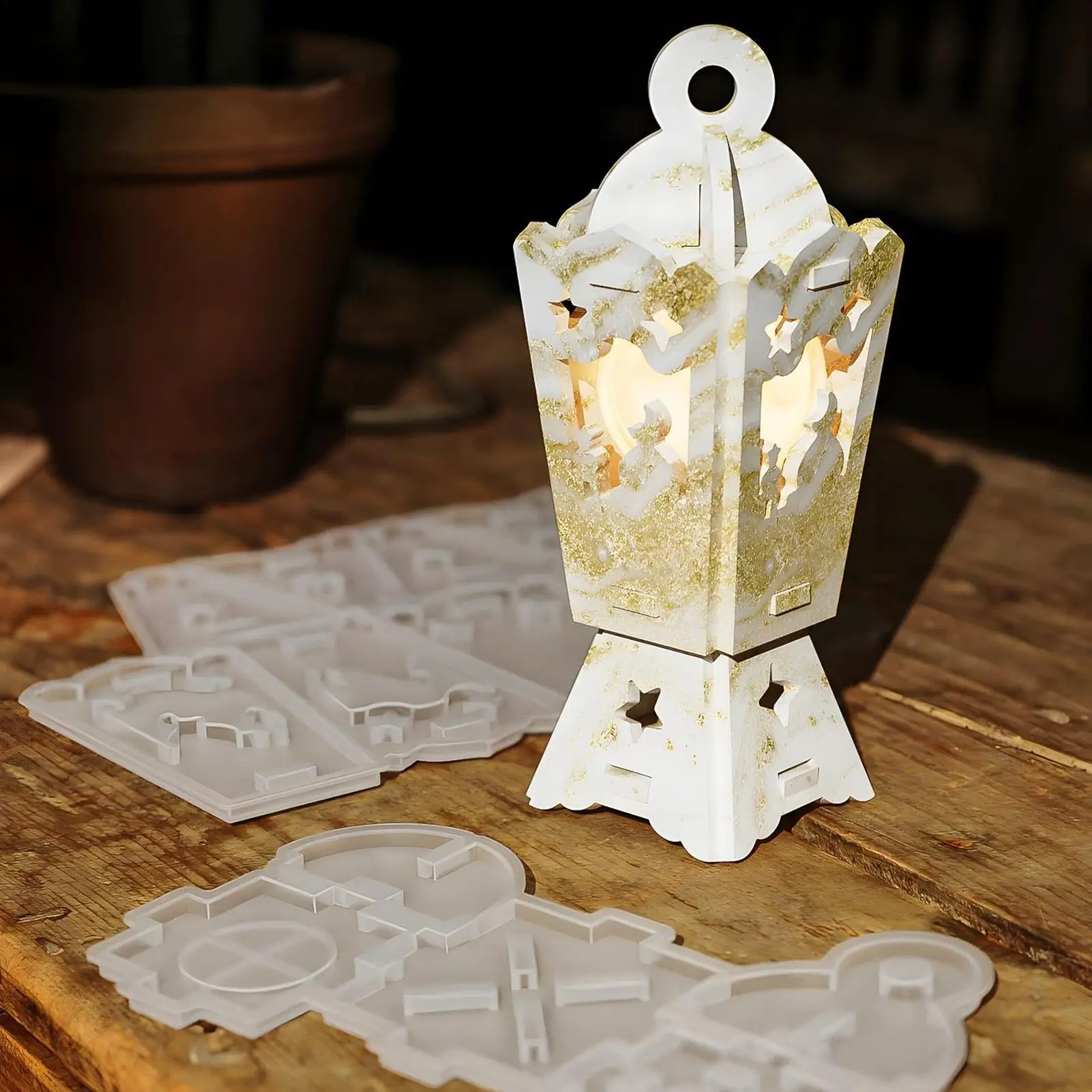 

Рождественские формы, декоративные фонарики, подсвечник, рождественские формы, многоразовые принадлежности для рукоделия для смолы, штукатурки, домашнего декора, праздника