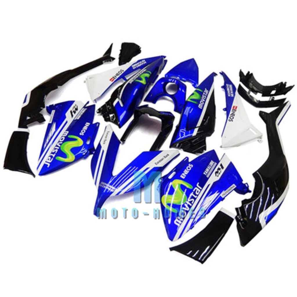 for YAMAHA  TMAX530 15 16 Motorcycle Fairing Kit  TMAX 530 2015 2016 Fairing Blue White