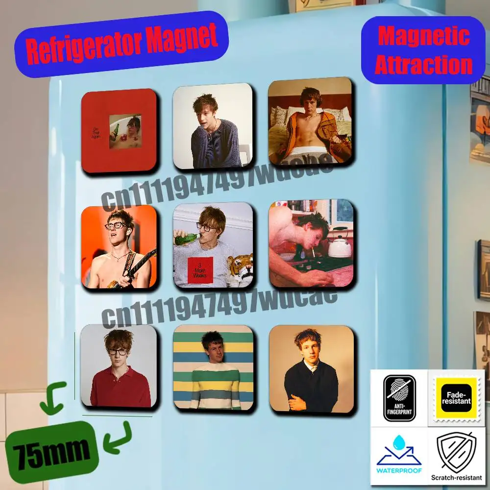 For M-Malcolm Todd Do That Again Fridge Magnets Freezer Metal Cabinet Custom Refrigerator Magnetic Card Case