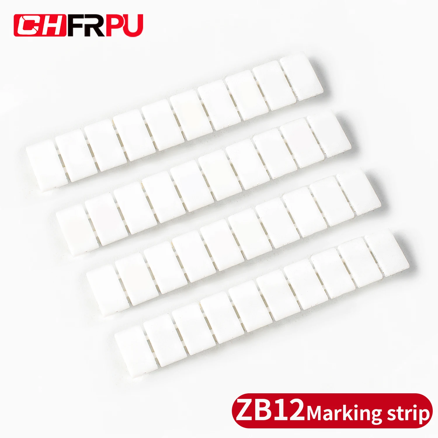 

Mark strip ZB12 for UK16 ST16 terminal applicable Din rail quick blanks marker strips label UK Terminal Wiring accessories 10pcs