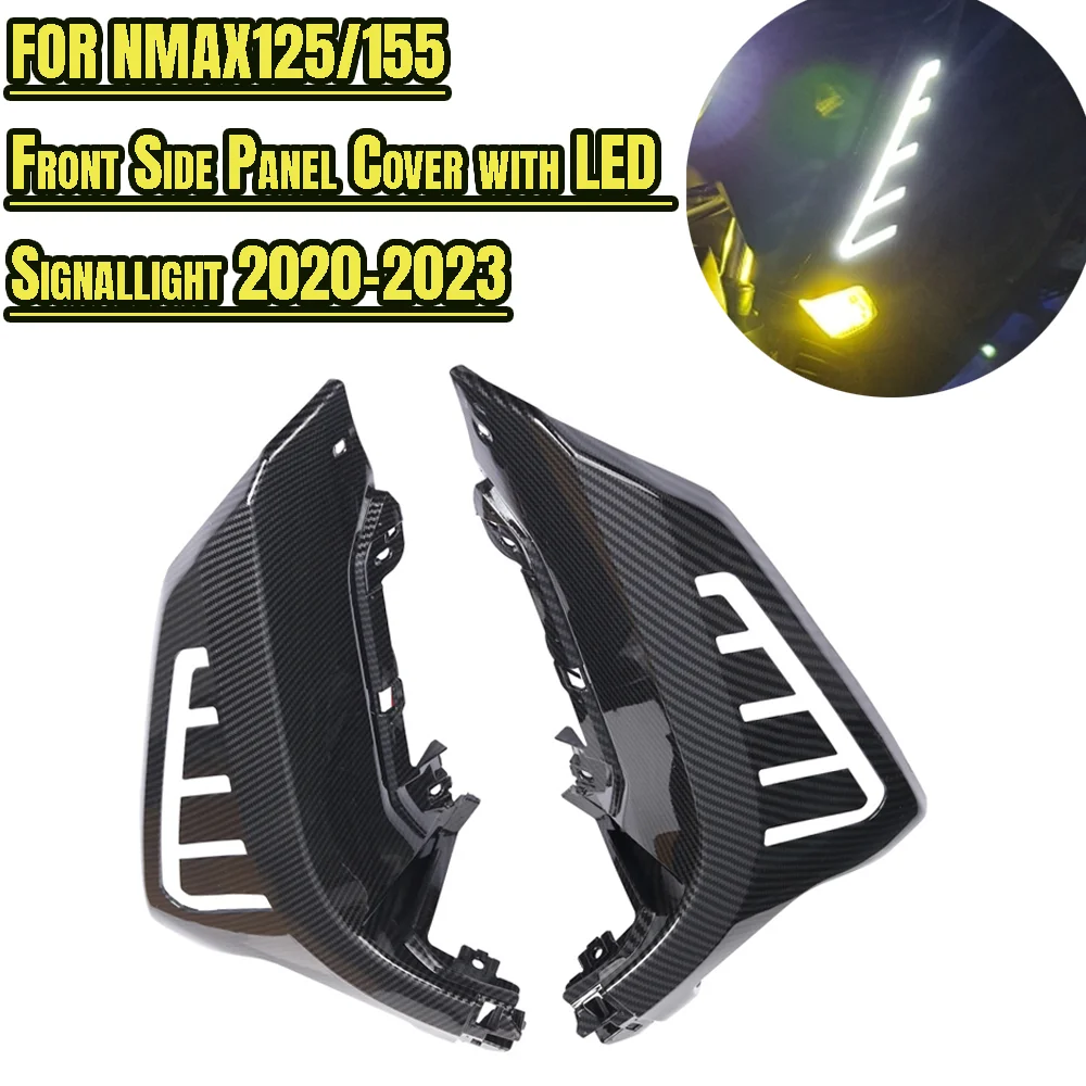 

For Yamaha NMAX 125 N MAX 155 NMAX155 NMAX125 2023 2022 2020 202 Front panel protective cover decorative cover with signal light