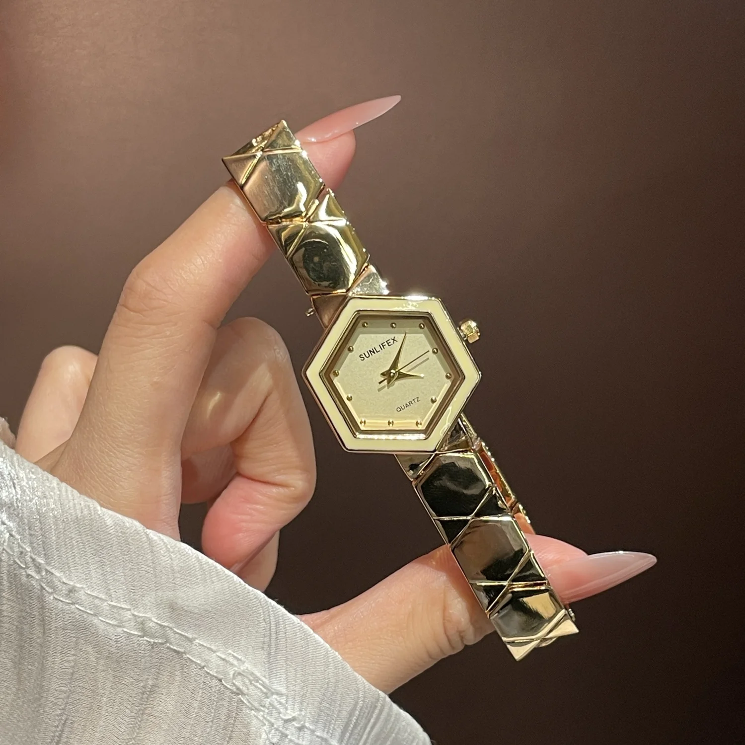 

SUNLIFEX элегантные женские часы модные женские кварцевые наручные часы из нержавеющей стали роскошные часы-браслет Orologio Reloj mujer