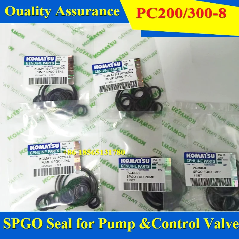 High Quality PC200-8 PC300-8 SPGO Seal for Komatsu Excavator Hydraulic Main Pump Seal Control Valve Seal kit