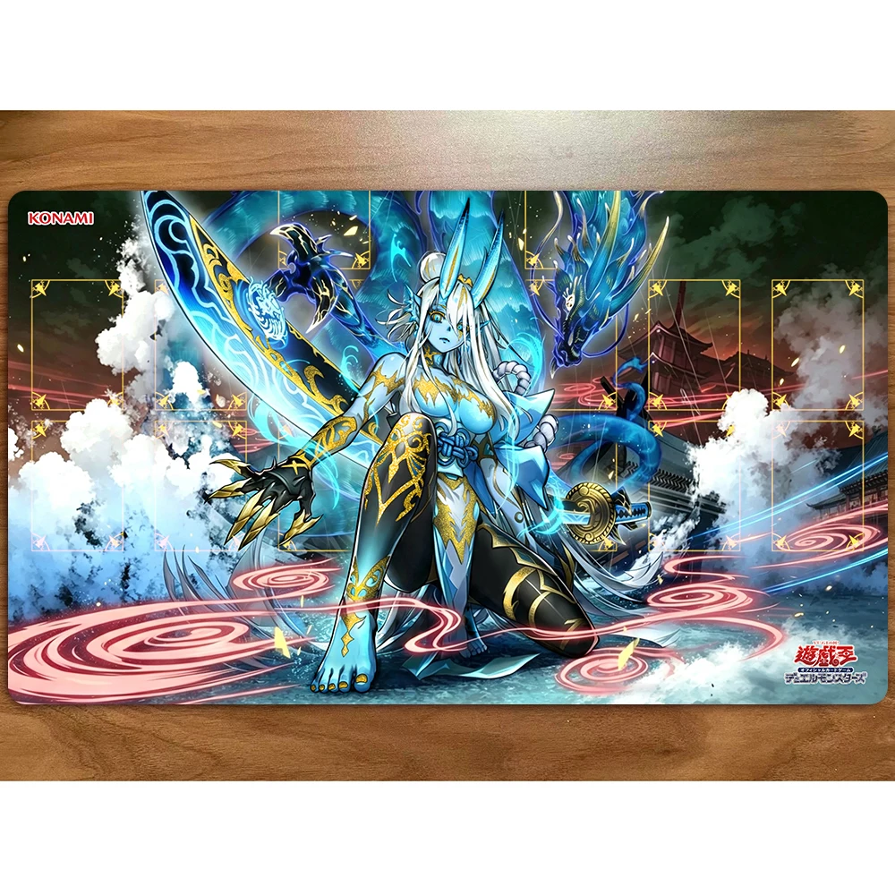 Yu-Gi-Oh Playmat Ashtraya Mikumari-no-Mikoto Card Game Pad YGO Mat KMC TCG YuGiOh Mat-286