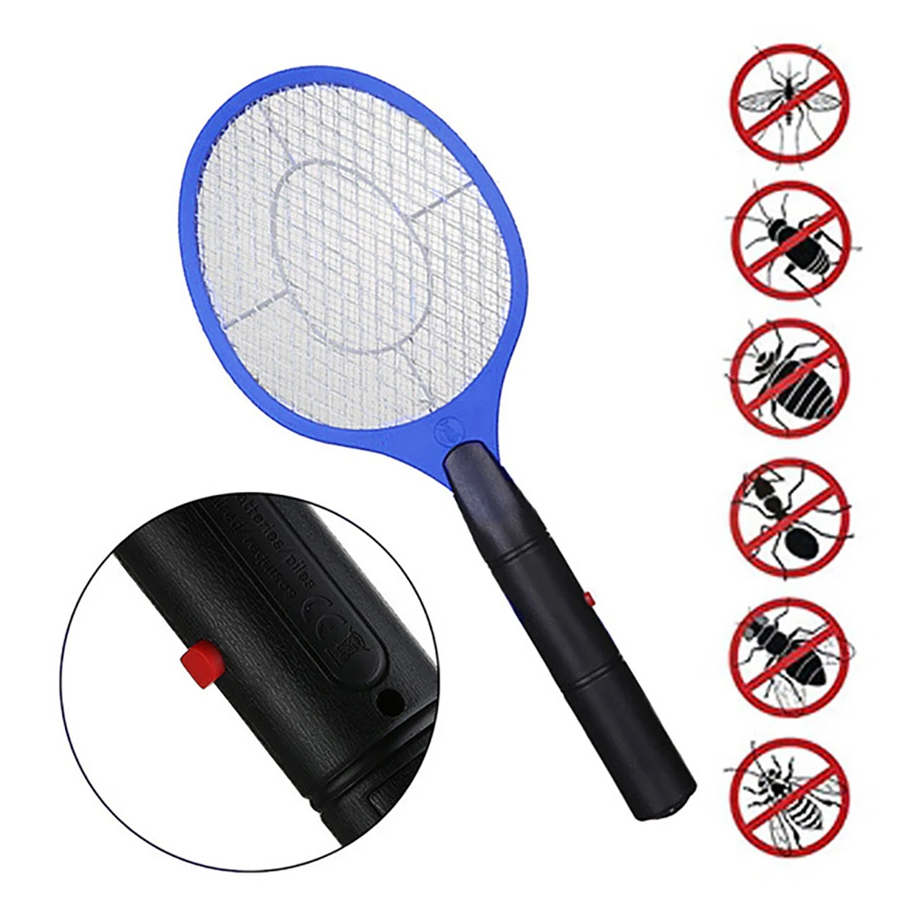 Electric Fly Insect Bug Zapper Bat Handheld Insect Fly Swatter Racket Portable Mosquitos Killer Pest Control For Bedroom Insects image 3