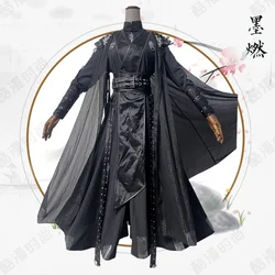 Tian Guan Ci Fu He Xuan Gu Yun Chang Geng Erha Anime Mo Runde Cosplay Kostuum Cosplay Pruik Schoenen Rekwisiet Voor Vrouwen Halloween