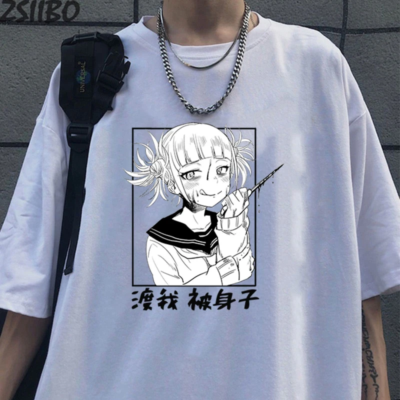 

Fashion Anime Himiko Toga Printed T-Shirts Men Women Summer Casual Short Sleeved T-Shirts Round Neck Tops Anime Himiko Toga Tops