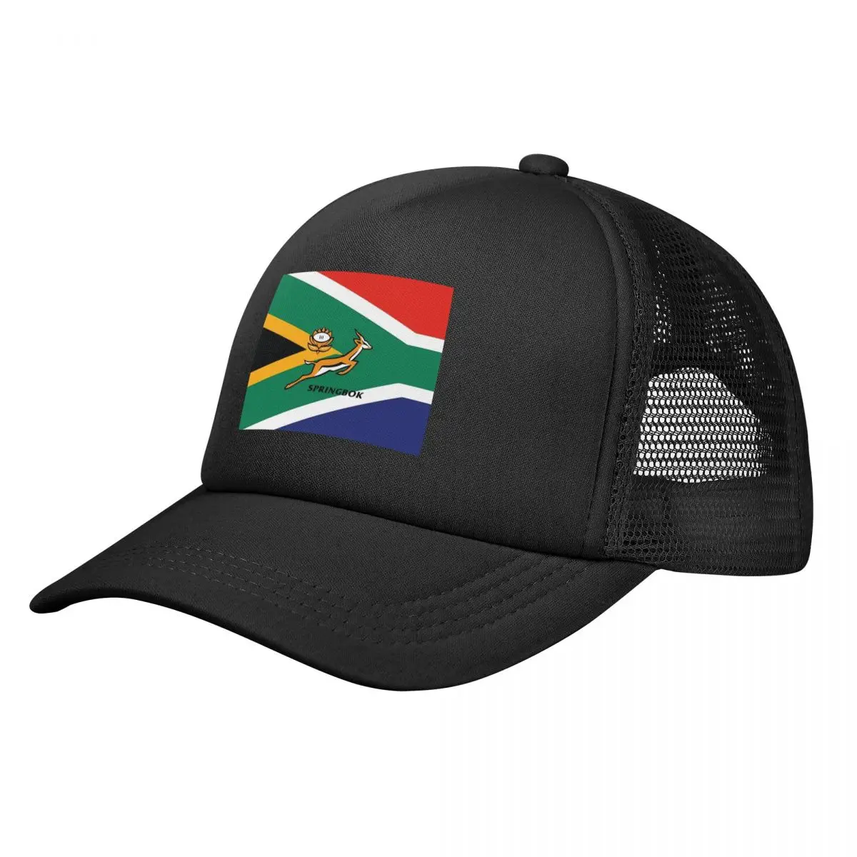 South Afric Springbok Rugby Trucker Hat Men Women curved Hats Sun Hat Fishing Hat Adjustable Polyester Mesh Baseball Caps Summer