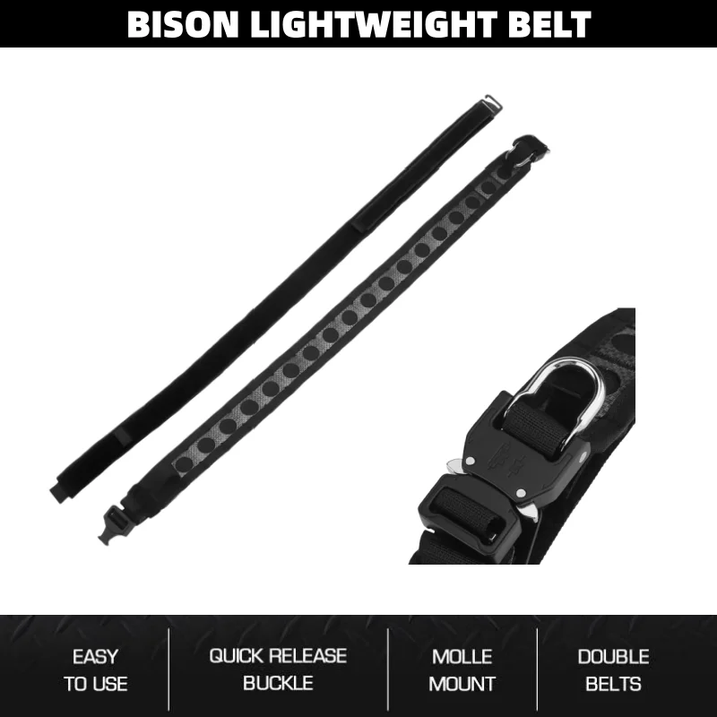 Lightweight Adventure Belt M Size | Ultralight Outdoor Equipment Belt | For Wilderness Gear Accessories