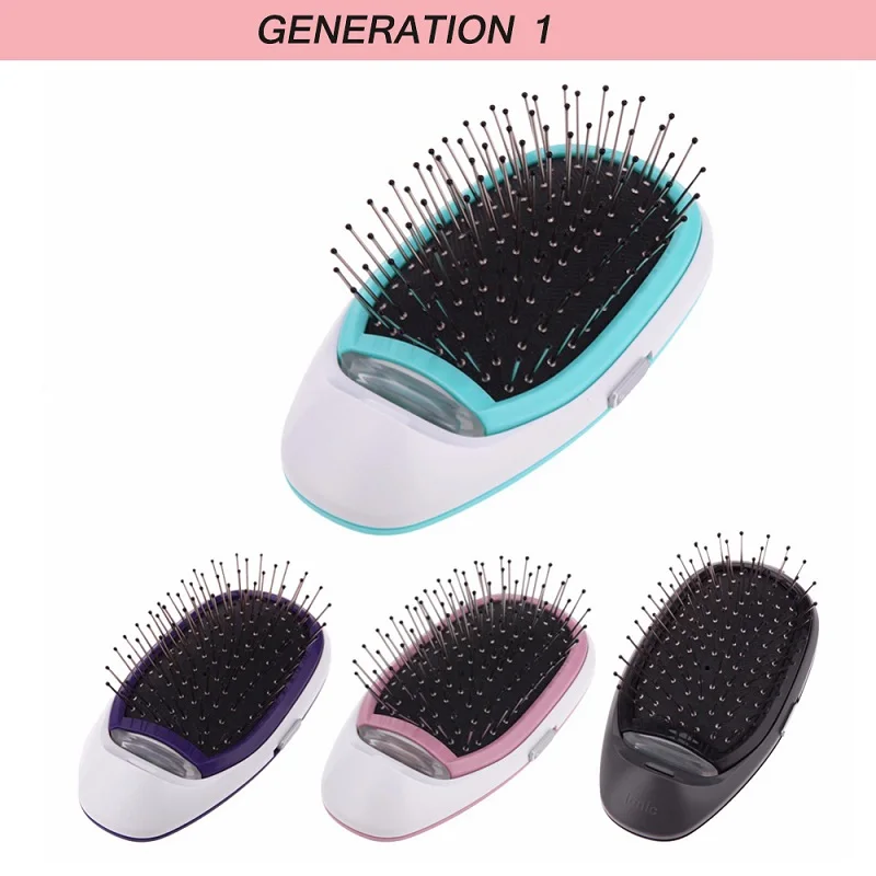 Black Ionic Styling Hairbrush Matte Ions Hair Brush Comb Hair Modeling Magic Beauty Massage Hairbrush Makes Hair Softer Shinier