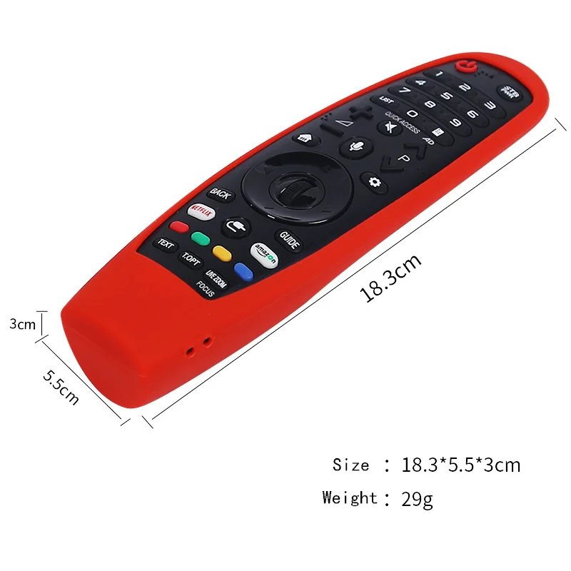 Silicone Case LG Remote Control, Protective Cover For Smart TV Magic AN-MR19BA/MR18BA, AN-MR600/MR650A/MR20GA AKB75855501