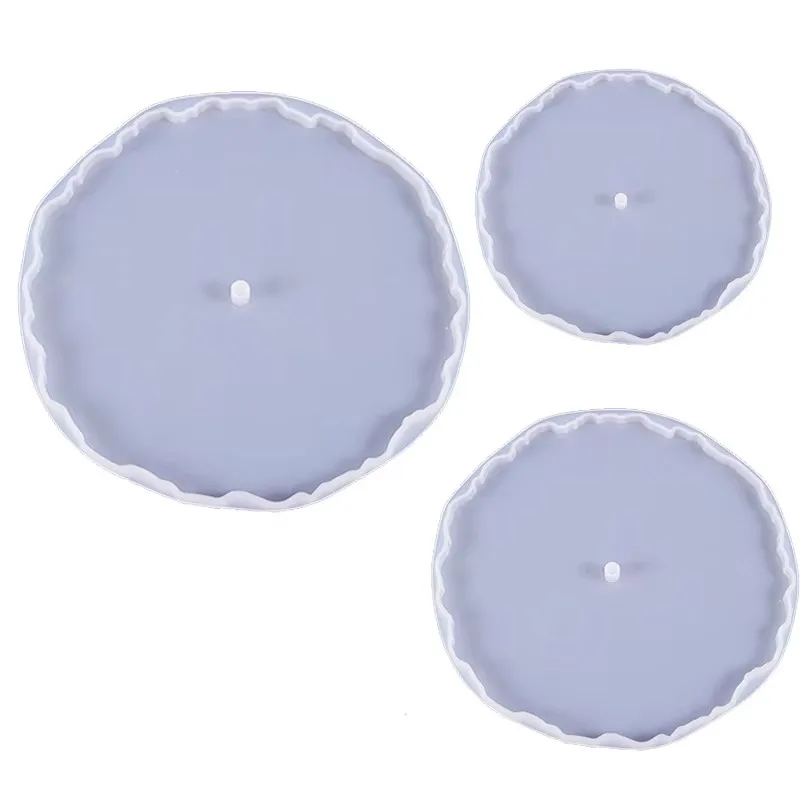 High-quality crystal glue three-layer tray set display rack, coaster tableware, silicone tools, cake mold