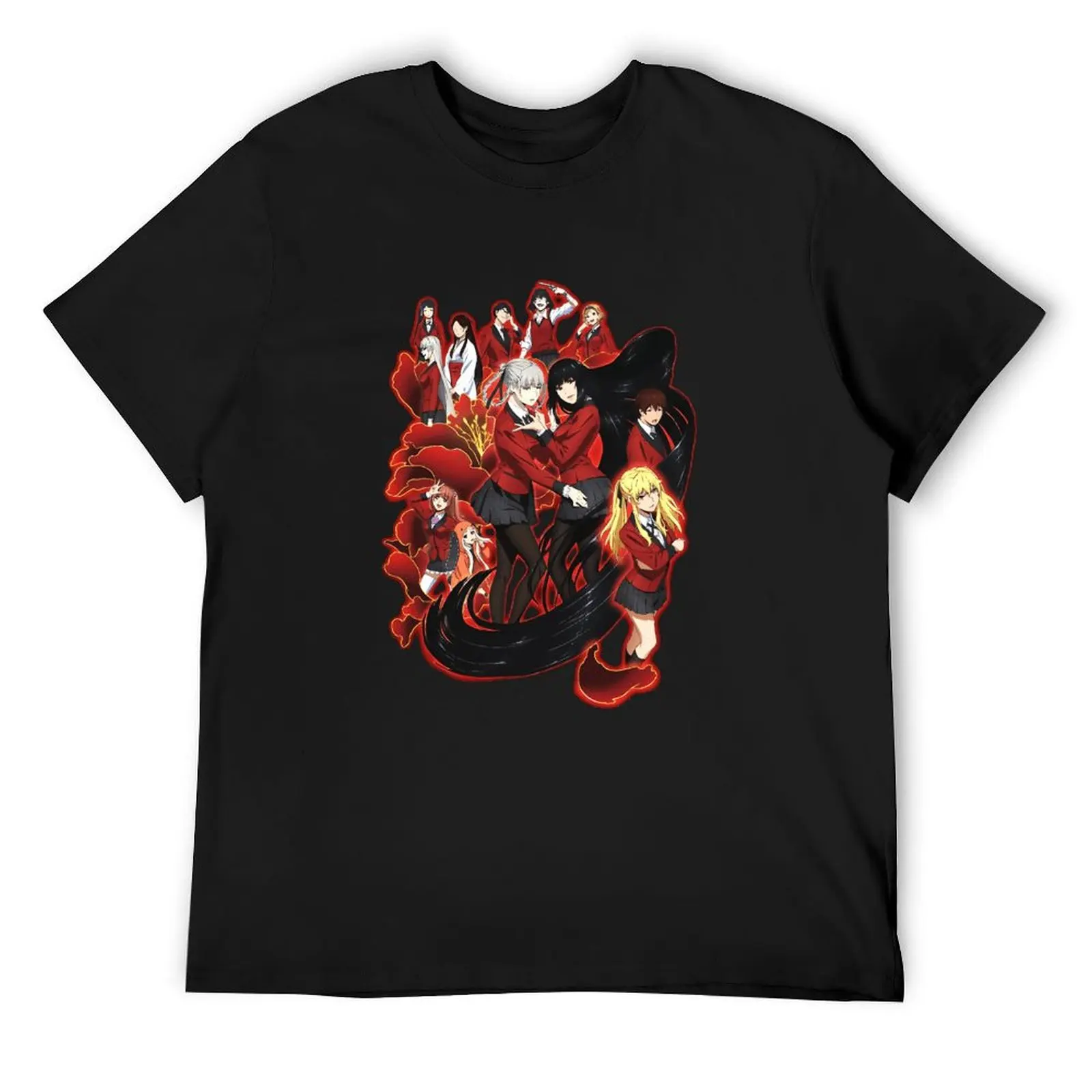 Kakegurui anime T-Shirt anime clothes graphic tee shirt quick-drying graphic shirts cotton t shirt men