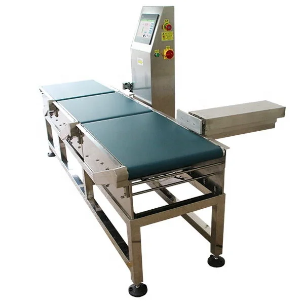 Intelligent Checkweigher System Precision Dynamic Scale Inline Conveyor High Speed Weighing Equipment for Food Industry