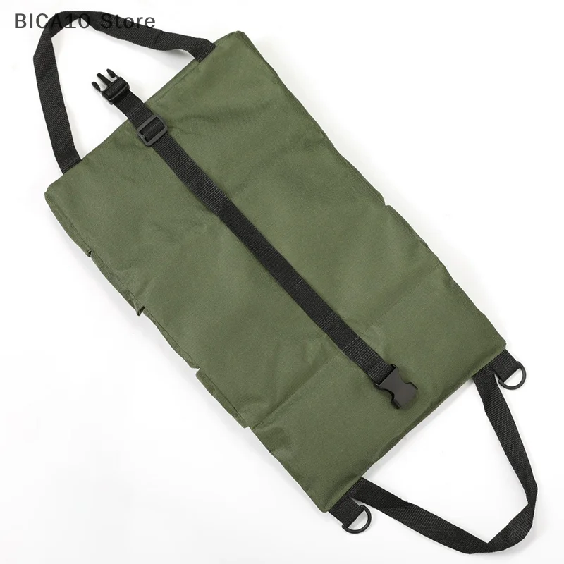 Tool Roll Up Pouch, Tool Roll, Heavt Duty Tool Organizer Portable Tool Storage Bags Waterproof Oxford Cloth-Zipper Pouch For Men