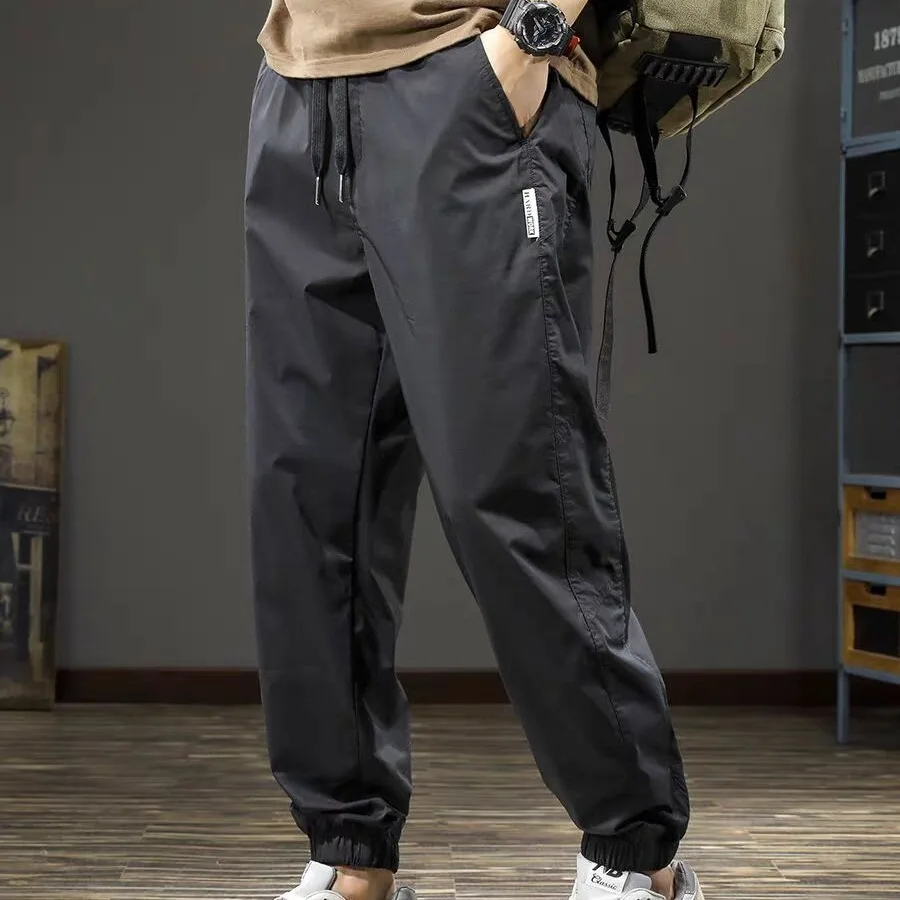 ملابس الصيف الرجالية السراويل البضائع ملابس رجالي السراويل الفضفاضة رجل الرجال اقتصاص السراويل كبيرة الحجم الكورية Dongdaemun 2025 الرياضة الصالة الرياضية #3