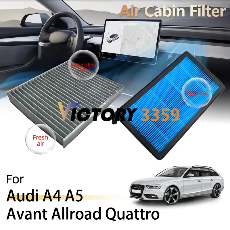 

Автомобильный салонный фильтр для Audi A4 B8 8K A5 Avant Allroad Quattro 1.8L 2.0L 3.0L 3.2L ароматизатор угольный кондиционер запасные части
