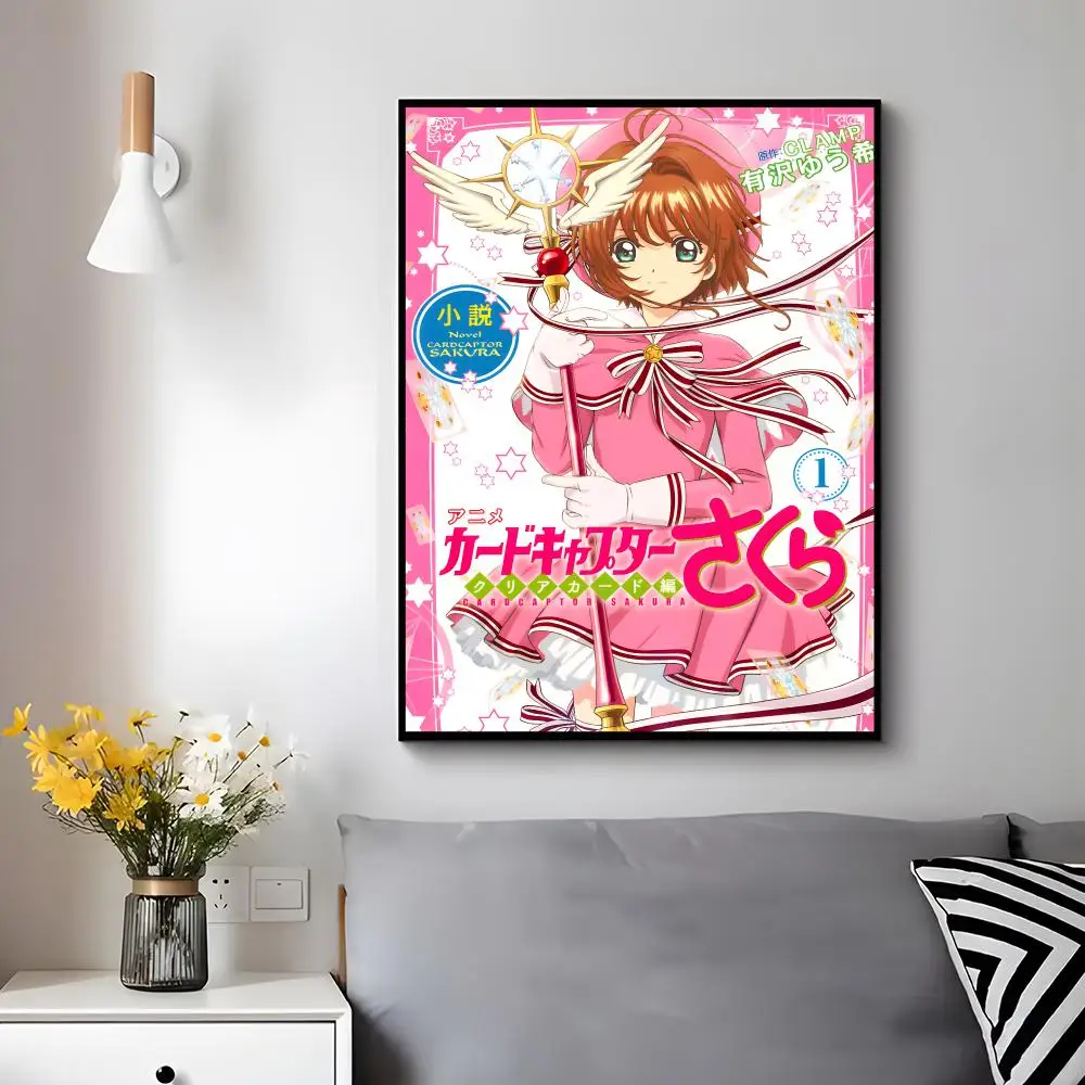 Anime Fantasy Cardcaptor Sakura Poster Trendy Aesthetic Wall Decor for Dorm & Bedroom