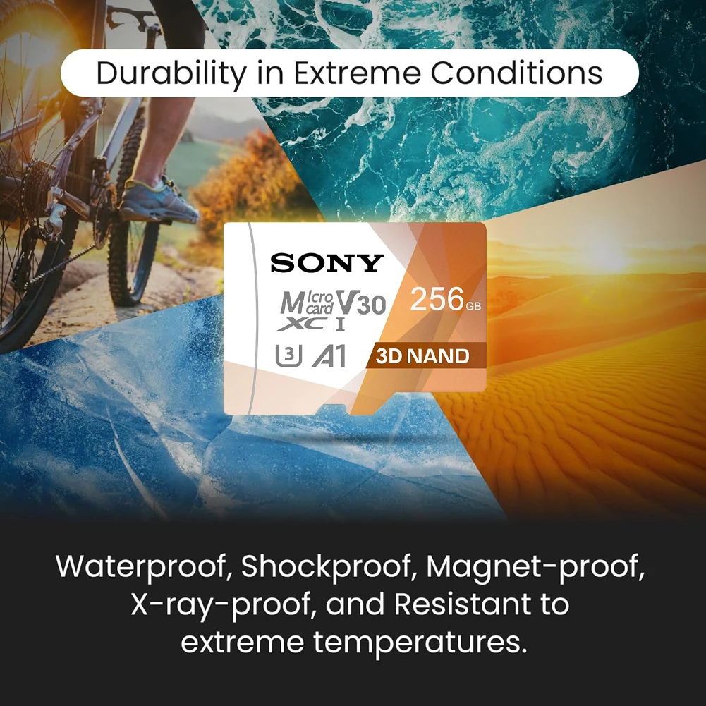 Original SONY 2TB High Speed Memory Card 1TB 256GB Class 10 100MB/s UHS-I Flash Micro TF SD Card C10 Ultra TF Memory Card 128GB