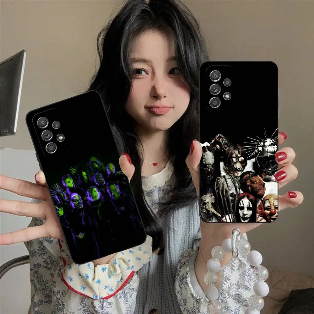 

Rock Ban S-SlipknotS Phone Case For Samsung S25,S24,S21,S22,S23,S30,Ultra,S20,Plus,Fe,Lite,5G Black Cover