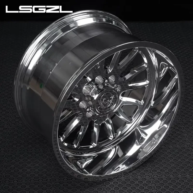 i New Forged Aluminum Alloy Deep Dish Truck Rims Dually Wide Wheels for GMC Silverado 22-30 Inch 8X6.5 8x210 10x285.75 40mm