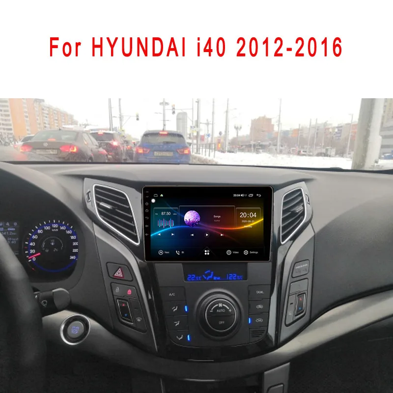 

Автомобильный радиоприемник 4G LTE Android для HYUNDAI I40 2012-2016 мультимедийный автомобильный видеоплеер Android навигация GPS 2 DIN без DVD