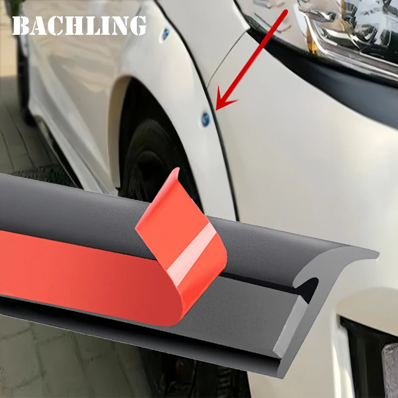 Car Rubber Seal Strip Small Slanted T-Type Seal Edge Gap Strips Waterproof Soundproof Protection Strips For Bumper Lip Headlight