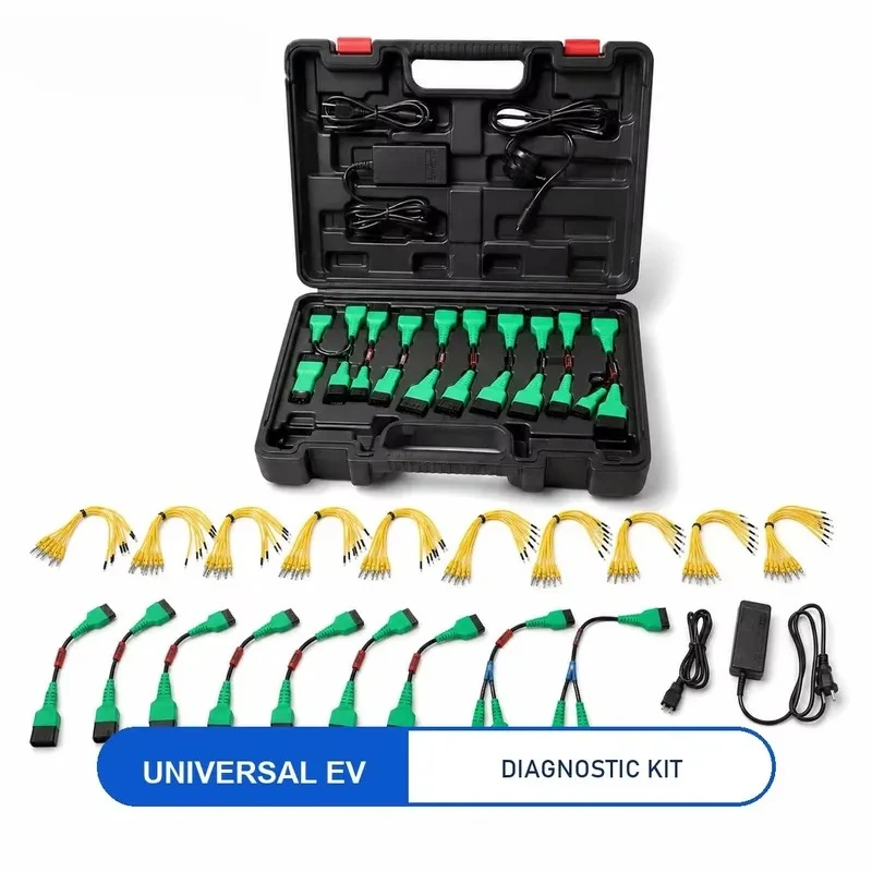 Universal New Energy EV Diagnostic Adapter Cable Kit for X-431 PAD V PAD VII PRO3s V+ 5.0 Global Bulk Supply