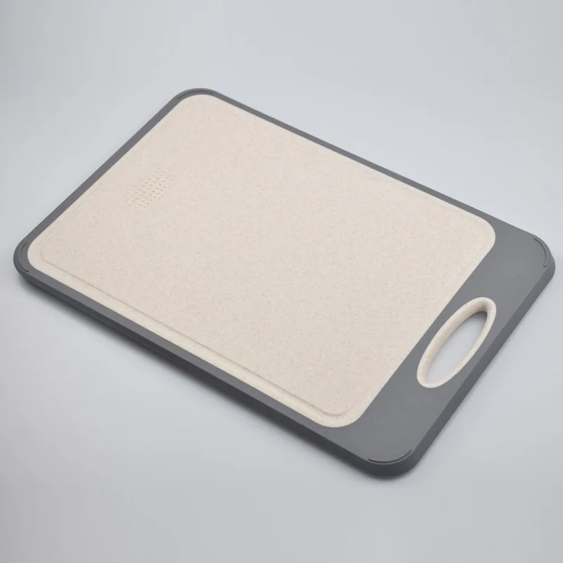 Food Grade Double-Sided Cutting Board 304 Stainless Steel Wheat Straw Material Large Thickened