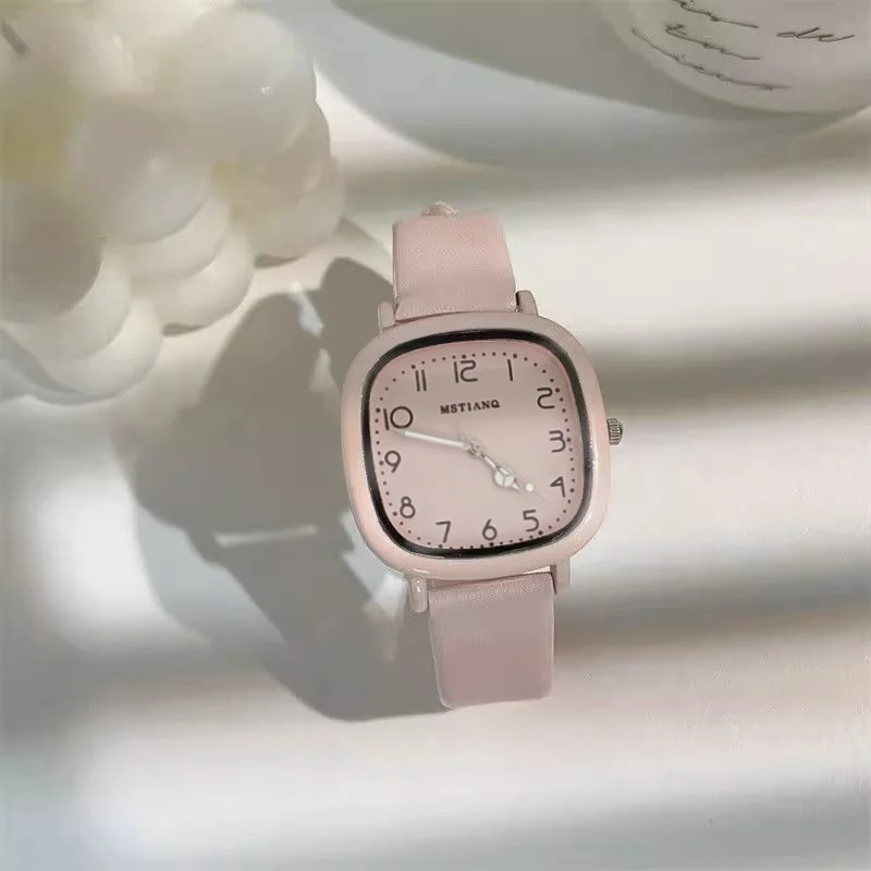 การค้าต่างประเทศ Cross-BorderinsSpecial-Interest Design Temperamental เย็นสไตล์แฟชั่นเรียบง่าย All-Match นักเรียนควอตซ์คุณภาพสูง