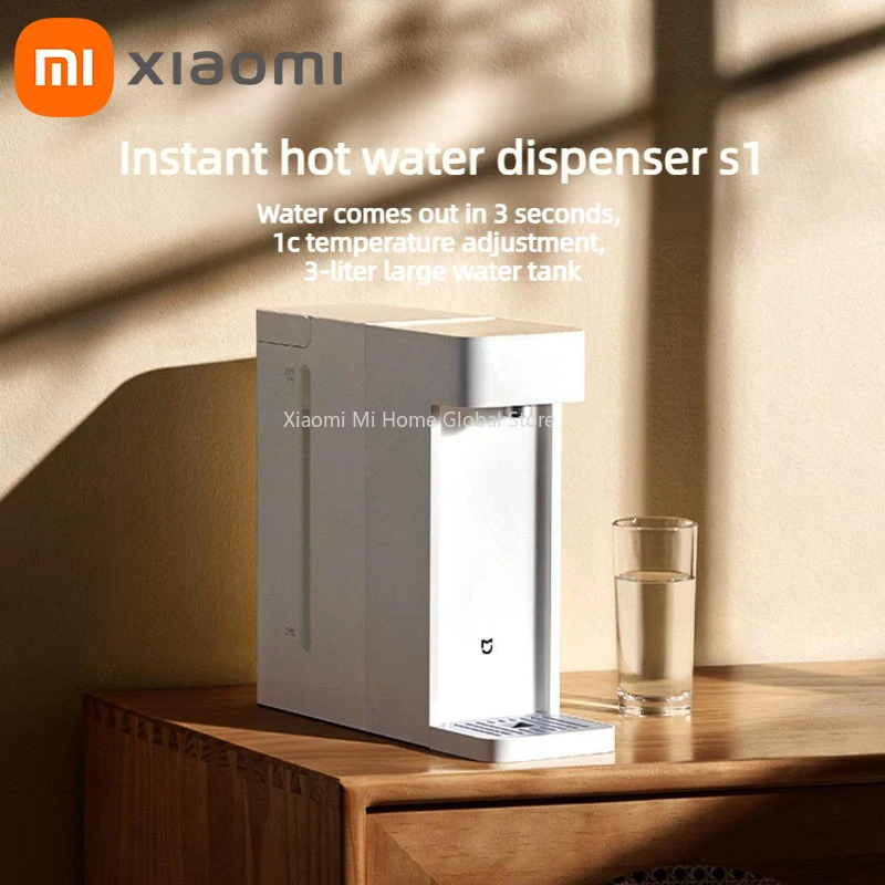 Xiaomi Instant Hot Water Dispenser S1 3L Quick Heating Water Heated Dispenser Thermostat Desktop Water Pump Home Dispenser Gift