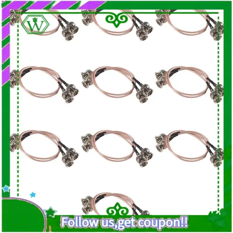 

ABIK-20Pc 3G HD SDI Cable BNC Cable 30Cm 75 Ohm For Cameras BMCC Video Equipment Supports HD-SDI 3G-SDI 4K 8K SDI Video Cable