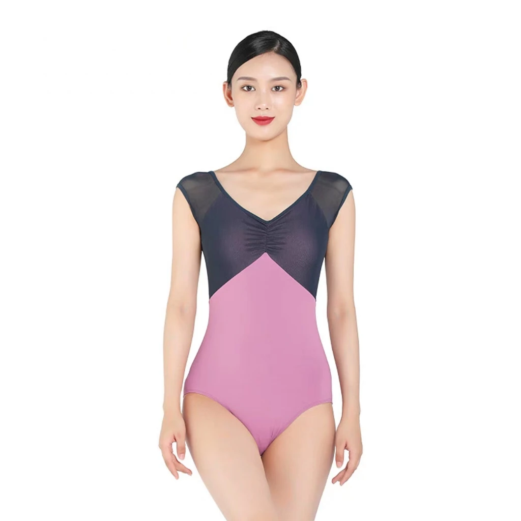 

Adult jumpsuit, body training suit, women's summer Chinese dance art exam, ballet training performance, gymnastics suit