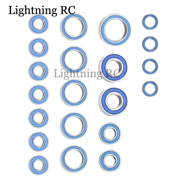 21Pcs Sealed Bearing Kit For Traxxas Slash 4X4 VXL Rustler Stampede HQ727 Remo 1/10 RC Car Upgrade Parts Accessories