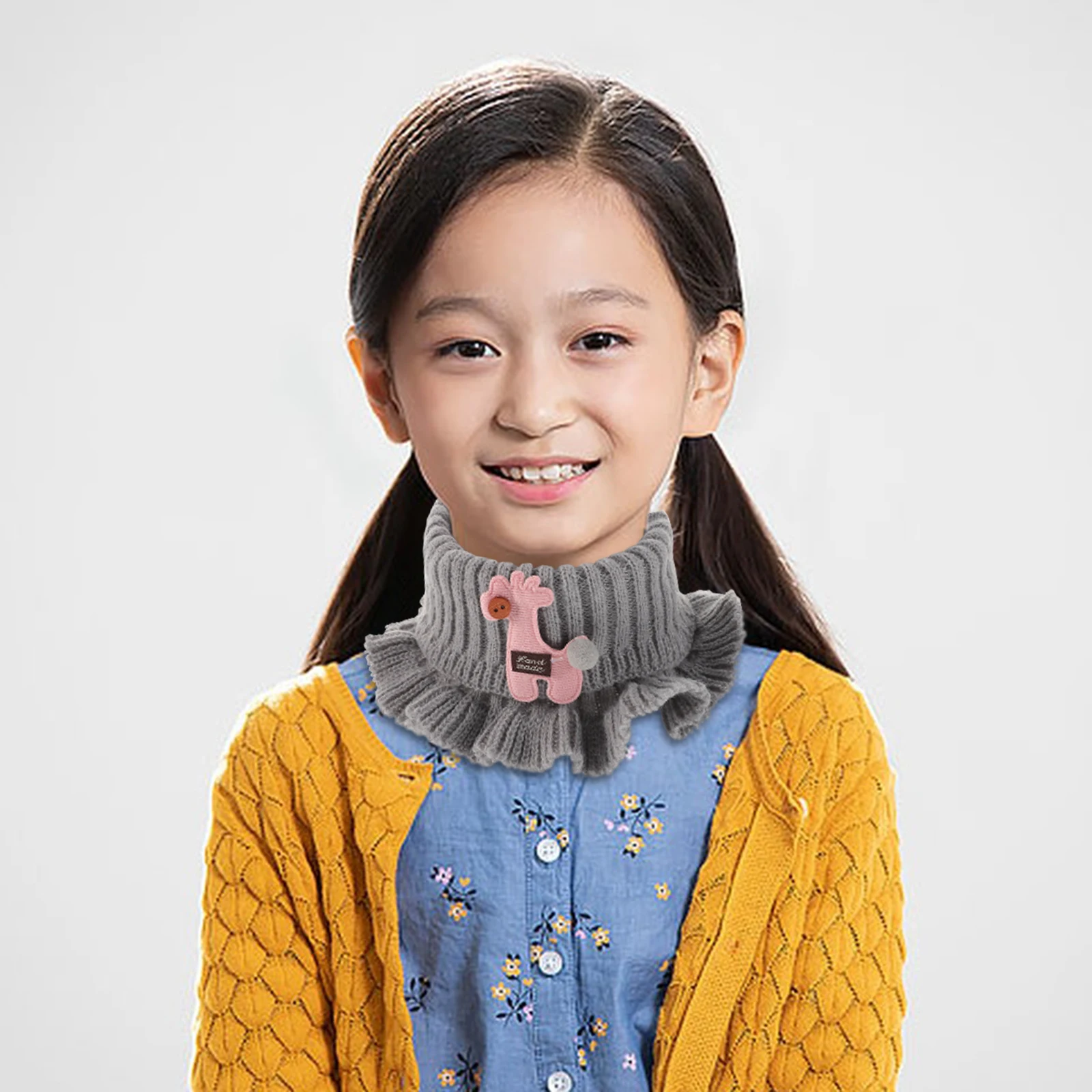 

Cartoon Scarf 's Scarves White Neck Toddler Winter Boys for Men
