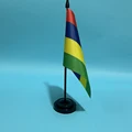 Black plastic pole