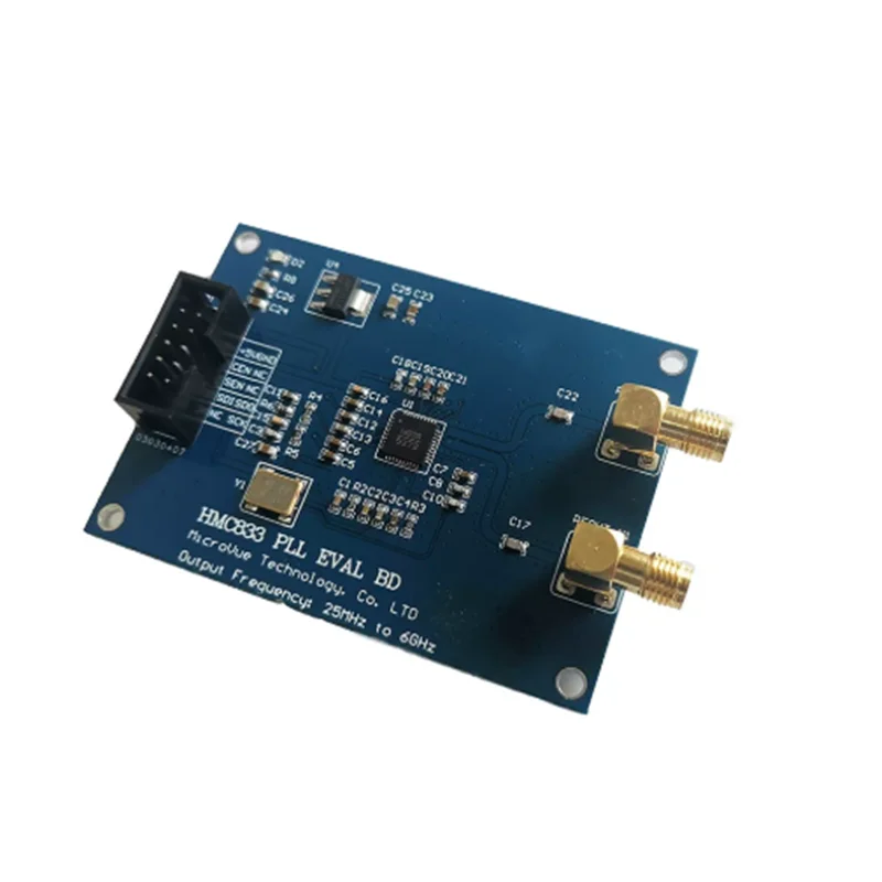 HMC833 PLL PLL RF Signal Source Broadband Frequency Source 25M-6G Low Phase Noise Local Oscillator Source