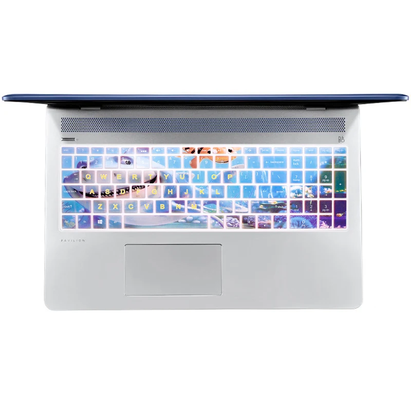 HRH Painted design Silicone Keyboard Cover For 15.6