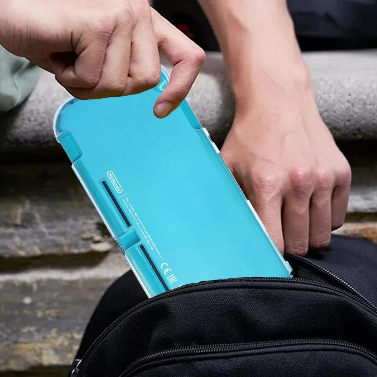 

For Switch Lite Anti-Scratch Switch Lite Accessories Slim Skin Shell, Transparent TPU Case