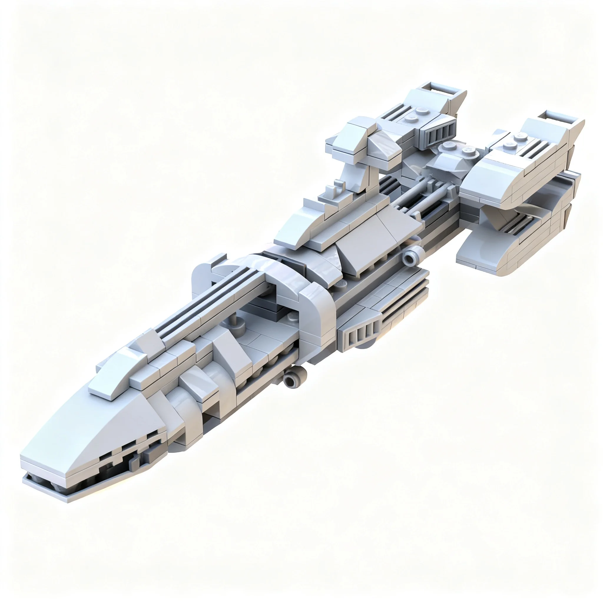 237pcs MOC Space Roger Young Starship Troopers Model Christmas Gift Creative Decorative For Bookshelf And Home
