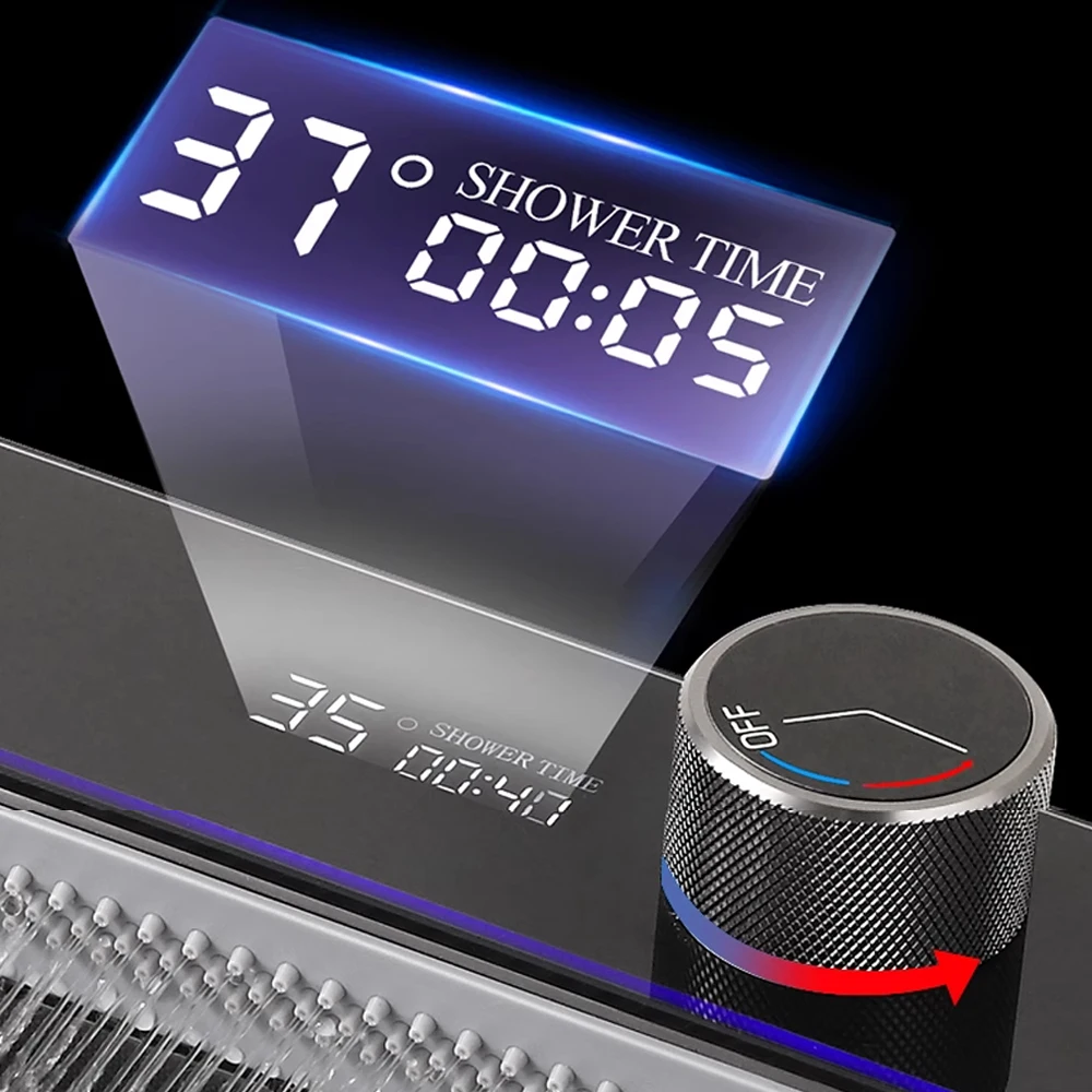 حوض شلال للمطبخ من الفولاذ المقاوم للصدأ ، شاشة رقمية ، حوض كبير للطبق الواحد ، شلال يعمل باللمس متعدد الوظائف ،