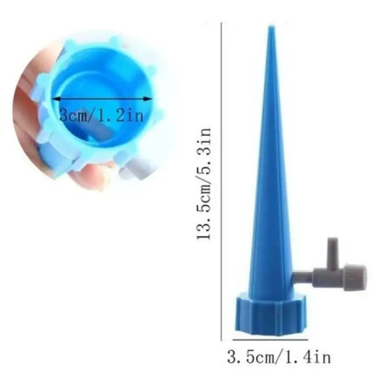 10/20Pcs Automatic Drip Irrigation Watering Spike Adjustable Flow for Balcony Garden Potted Plant Vegetable Watering