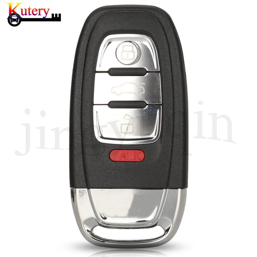 Jingyuqin 5 قطعة/الوحدة شبه بدون مفتاح البعيد مفتاح السيارة الذكية لأودي Q5 A4L A5 A6 A7 A8 RS4 315MHz/433MHZ/868MHZ 8T0959-754C/754D/754F #3