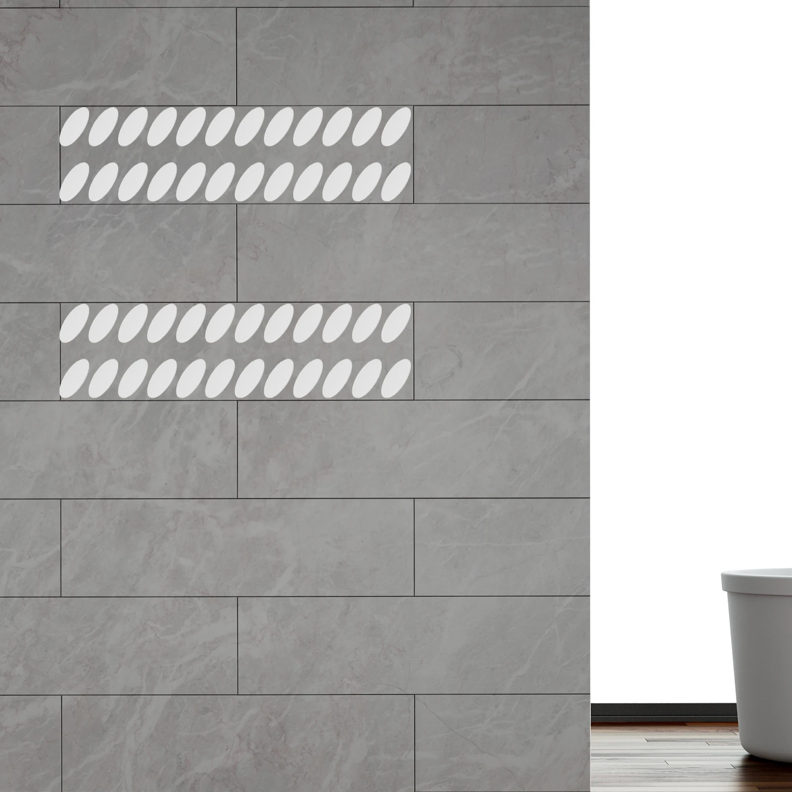 

100pcs Mini Oval Mirror Wall Stickers Acrylic Tiles for Crafts Durable Smooth Easy Clean Diy Projects Home Decor Silver