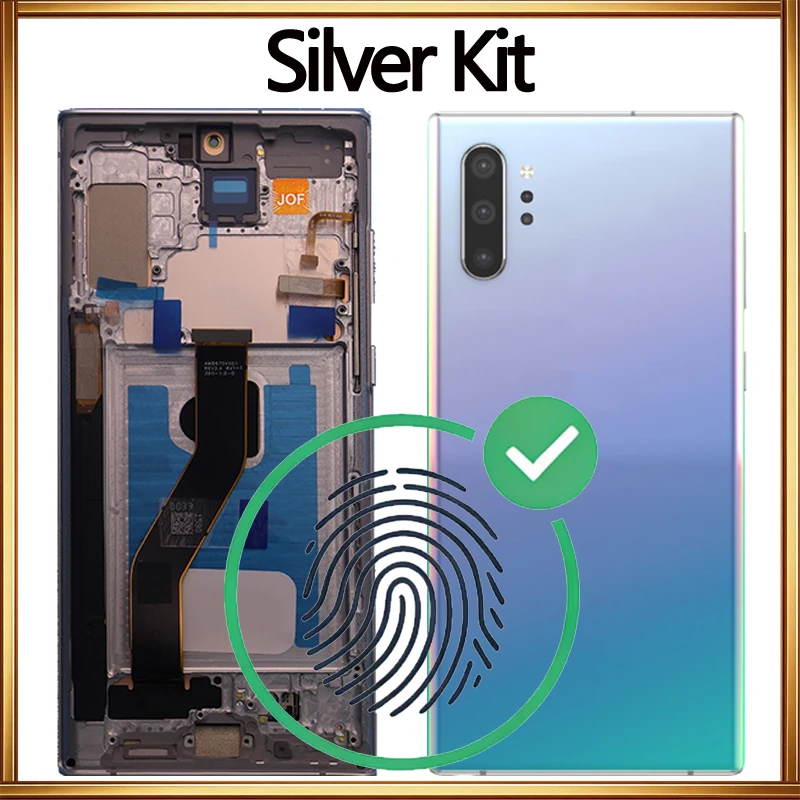 AMOLED Display For Samsung Note 10+ 4G 5G Touch Screen N975F N976F LCD Repair Kit Replacement Support S Pen Fingerprint image 3