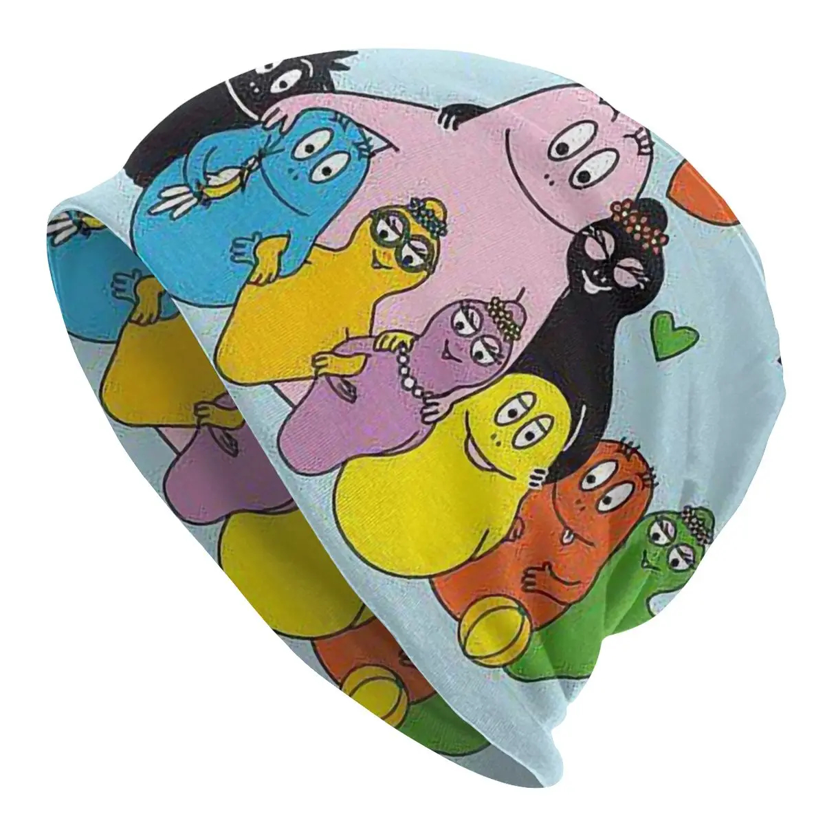 Les Barbapapa Family Anime Gauloise De Nuits Men Women Thin Beanies Cycling Ski Cap Double Layer Fabric Bonnet Hat